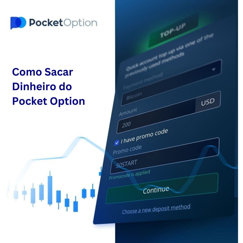 Como sacar dinheiro do Pocket Option.