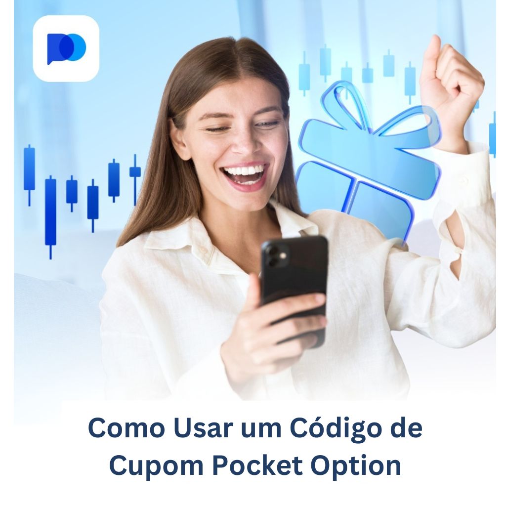 Como usar um código de cupom Pocket Option.