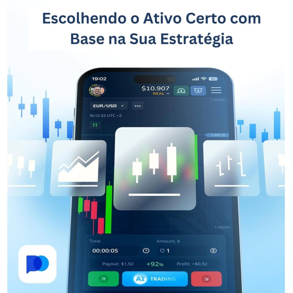 Escolhendo o ativo certo com base na sua estratégia Pocket Option.