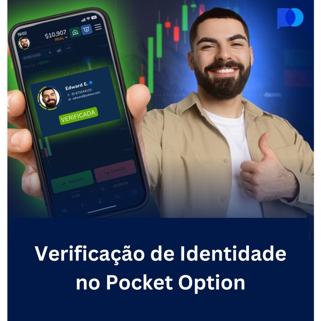 Verificação de identidade no Pocket Option.